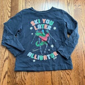 Fat Face Skiing Alligator Tee 6-7 Years
